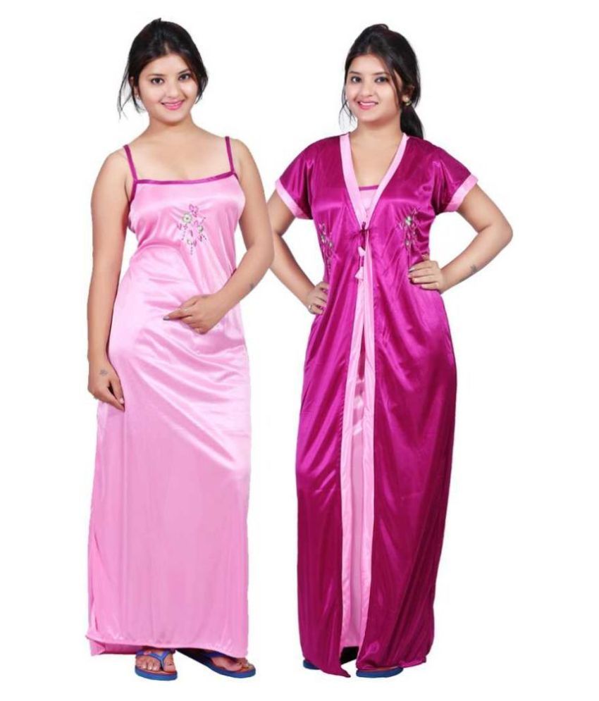 satin nighty gown