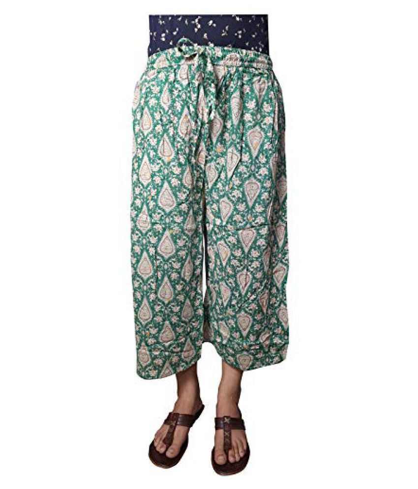 Buy UKAL Multi Cotton Printed Capri Online at Best Prices in India ...