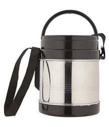 plain black lunch box