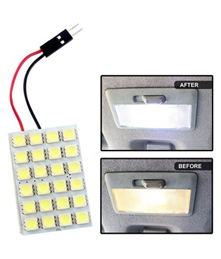 GCT White 24 SMD LED Car Panel Interior Roof Light Buy GCT White 24
