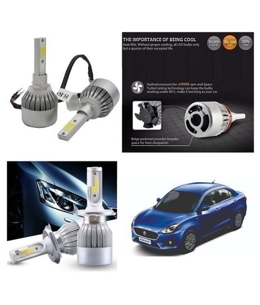 After Cars Maruti Suzuki Swift Dzire 2017 C6 LED HID Light 72w Car