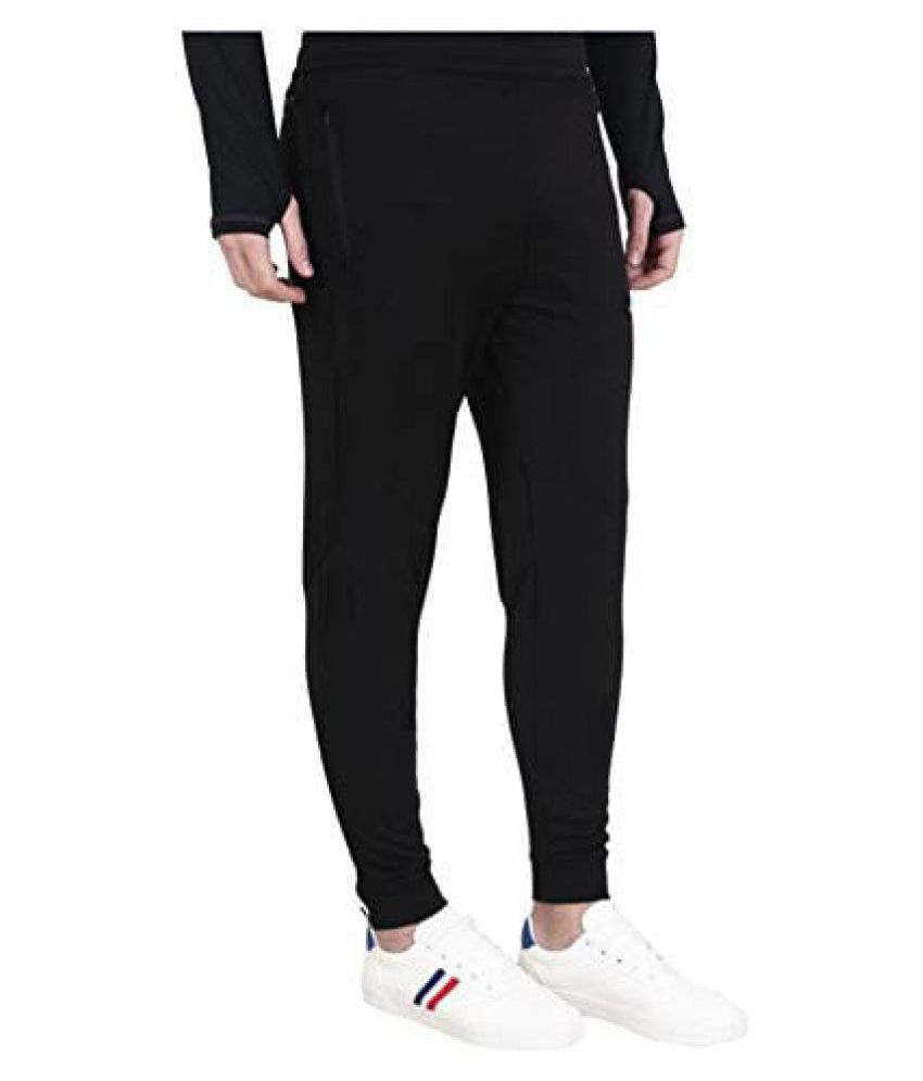 Men's Lycra Trackpants/Gym wear/Nightwear/Gymwear/Sports/Lower - Zipper ...