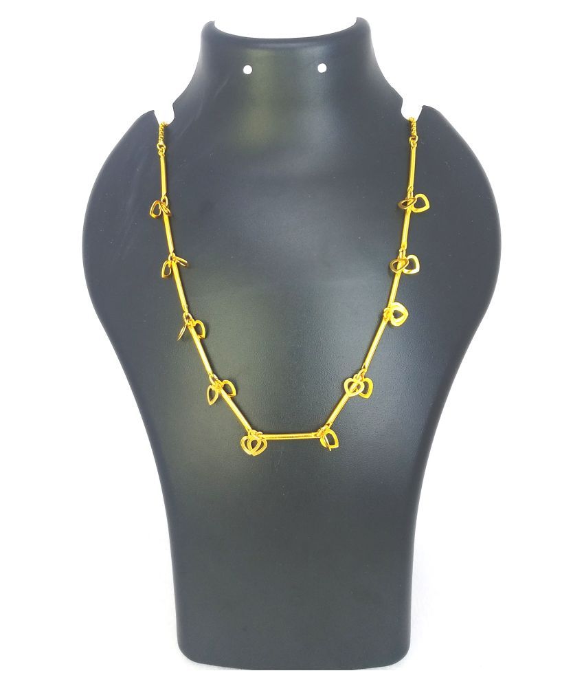     			Soni Alloy Golden Princess Contemporary/Fashion Gold Plated Necklace