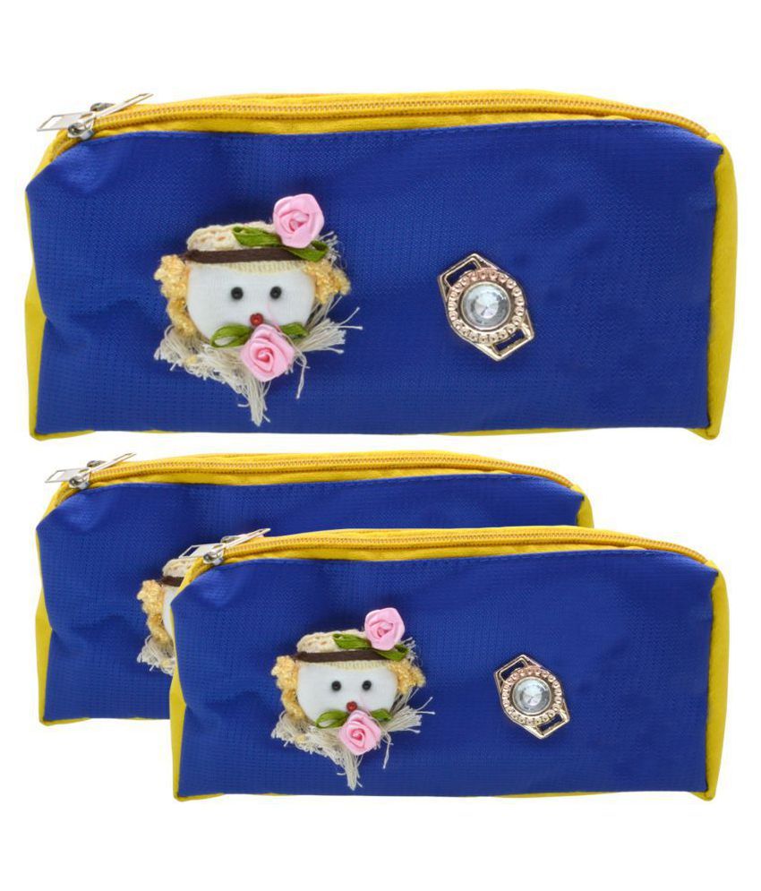 3 Pieces Pencil Box Pouch Cases Mesh Bag Buy Online at Best Price in