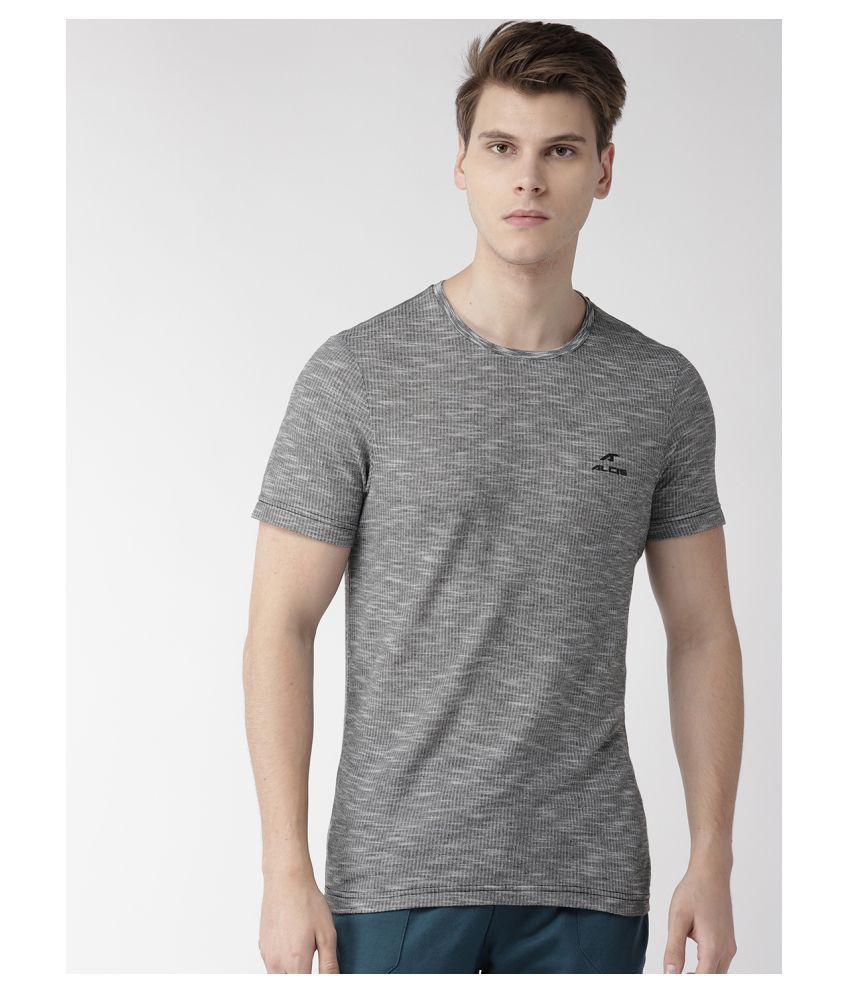     			Alcis - Dark Grey Polyester Regular Fit Men's Sports T-Shirt ( Pack of 1 )