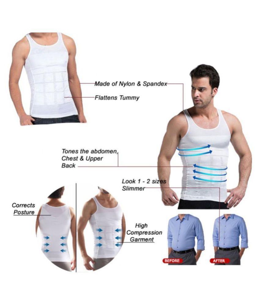 SJ Size XL Shaper Gents Weight Slimming Shirt Waist Belt Body Buy SJ Size XL Shaper Gents