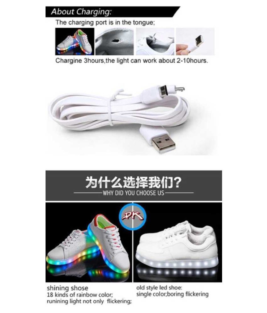 Mr.SHOES LED APPS White Running Shoes Buy Mr.SHOES LED APPS White