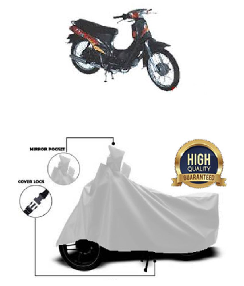 QualityBeast two wheeler cover for Kinetic K4 (Silver): Buy ...