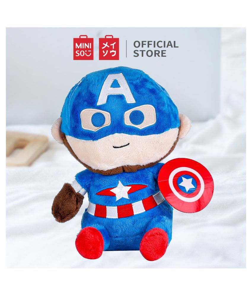 MINISO Marvel Plush Spiderman/Captain America, Soft Toys For Kids Buy