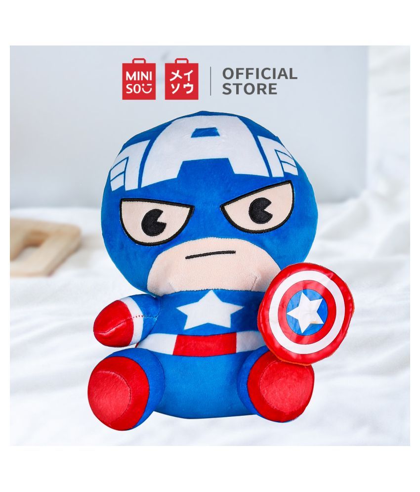 miniso captain america stuffed toy