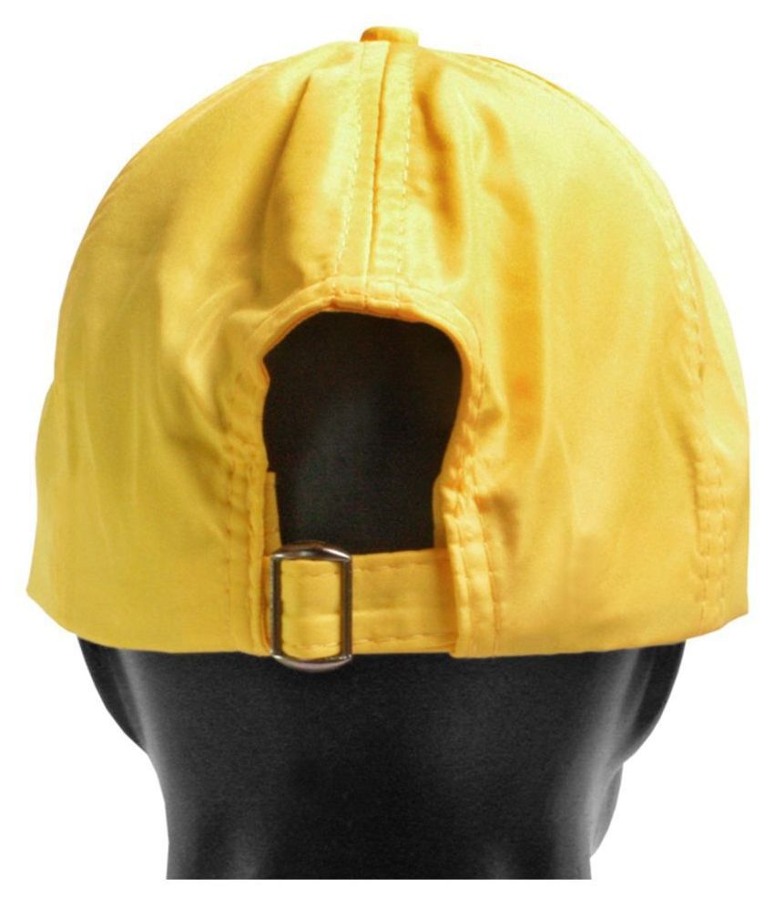 SJ Yellow Plain Cotton Caps - Buy Online @ Rs. | Snapdeal
