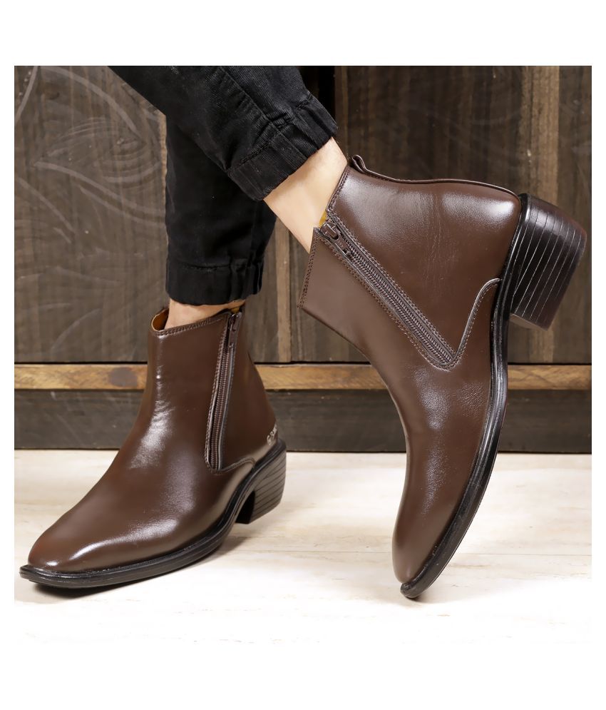     			BXXY Brown Party Boot