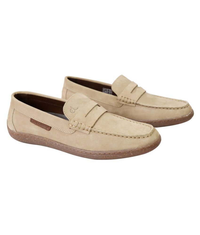 CLOG LONDON Beige Loafers - Buy CLOG LONDON Beige Loafers Online at ...