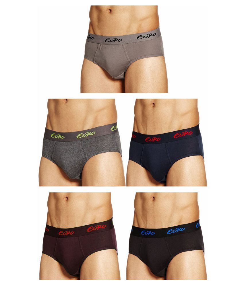     			Euro Multi Brief Pack of 5