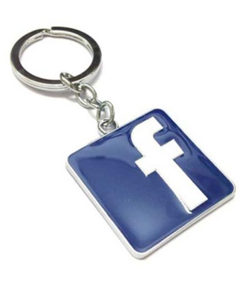 Alexus Combo of Facebook and Superman Metal Key Rings (Pack of 2) Buy