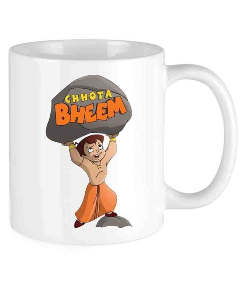     			vraj CHOTA BHEEM Ceramic Coffee Mug 1 Pcs 350 mL