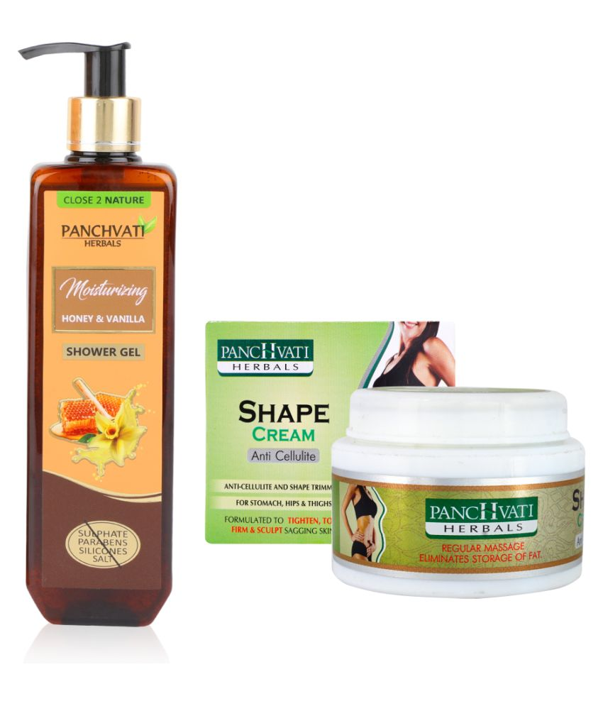 Panchvati Shower Gel & Anti Cellulite Shaping & Firming Cream 400 g