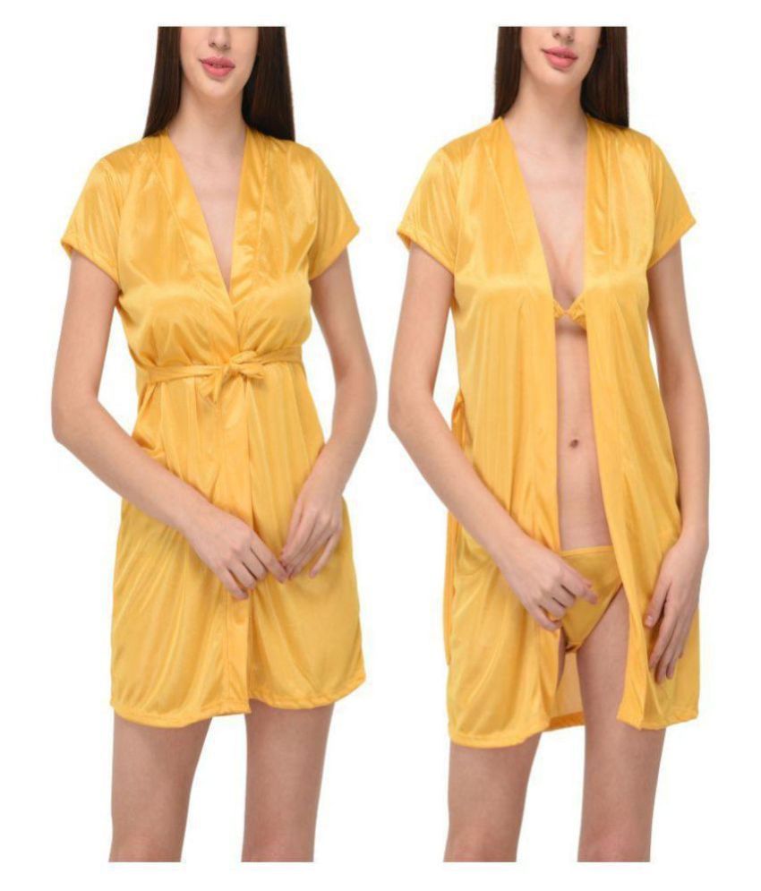 yellow night dress