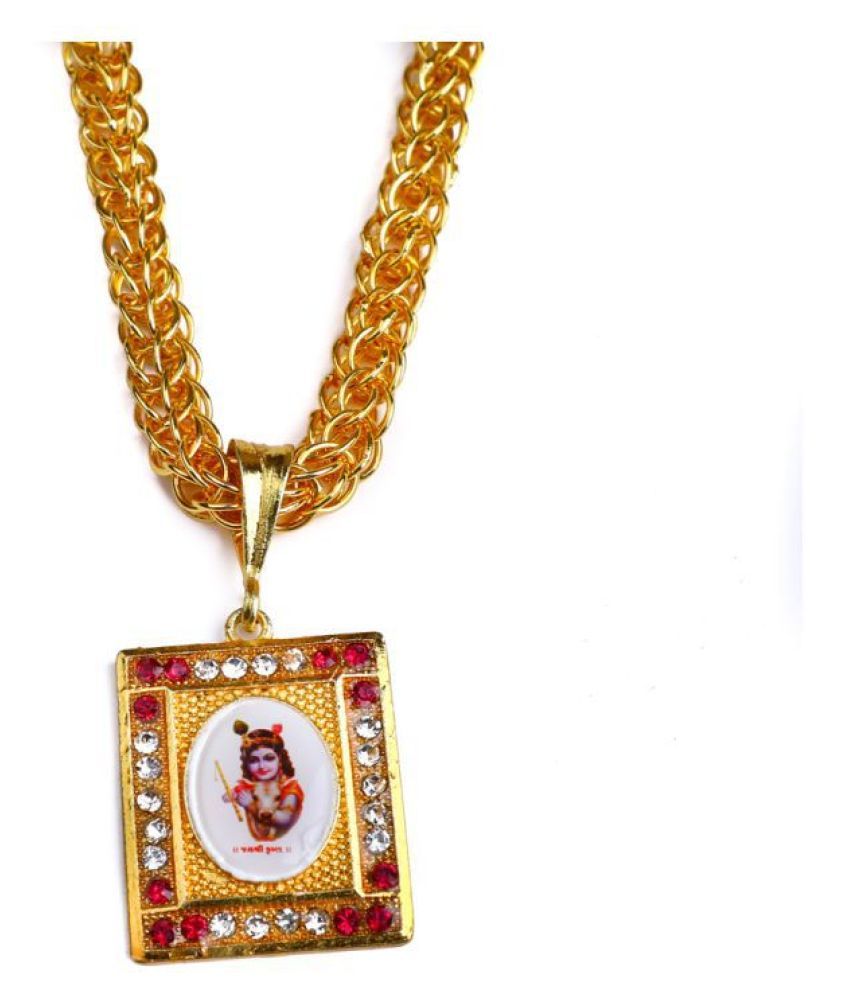 krishna ji gold locket