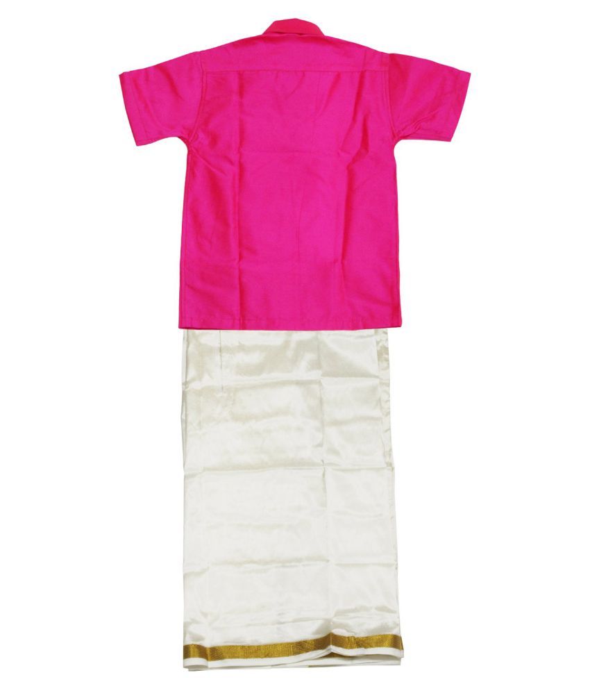 traditional dhoti and shirt