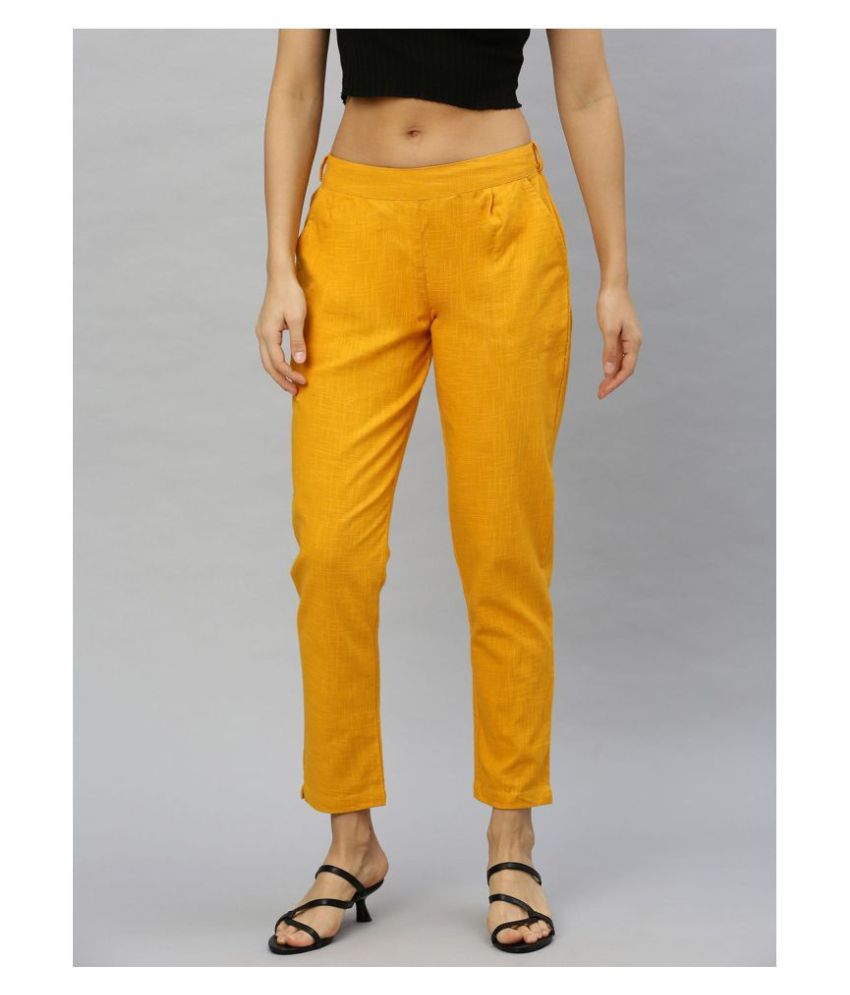     			Yash Gallery Cotton Casual Pants
