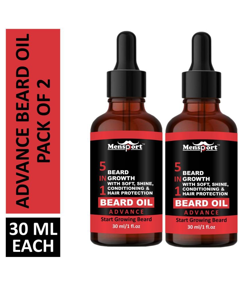 Mensport Advance Beard Oil 5 IN 1 30 ml Pack of 2