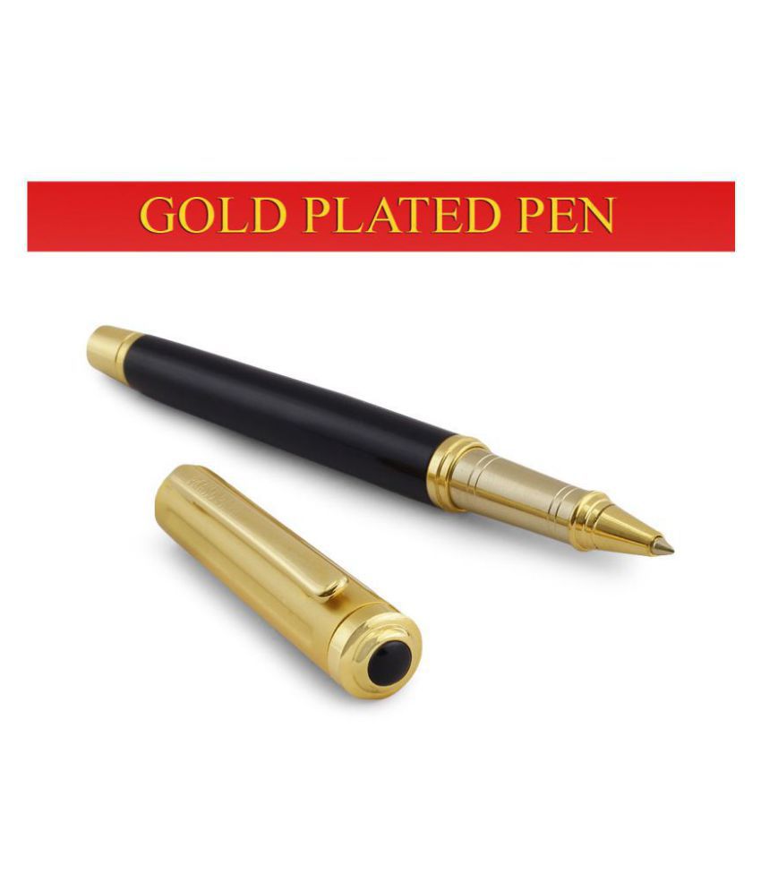     			Hayman 24 CT Gold Plated Roller Ball Pen With Box (P-84)