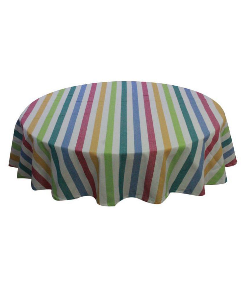     			Oasis Hometex - Multicolor Cotton Table Cover (Pack of 1)