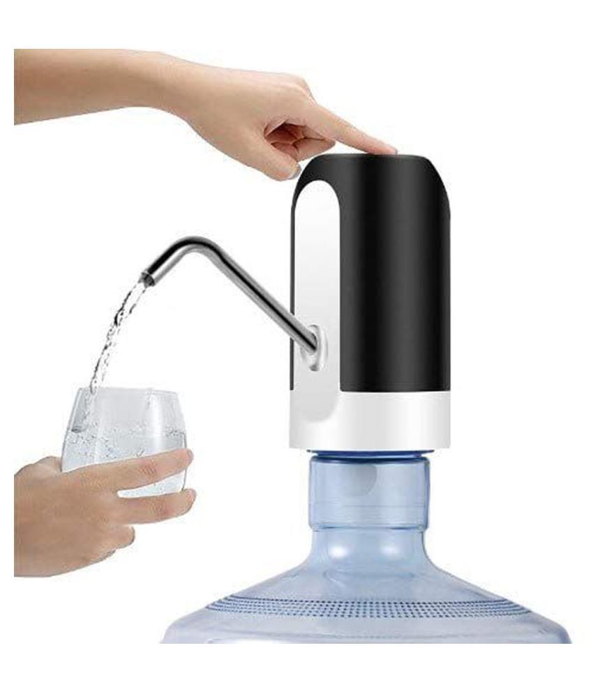 Automatic Wireless Electric Rechargeable Drinking Water Dispenser Pump for 20 Liter Bottle Can with USB Charging Cable (Assorted Color)