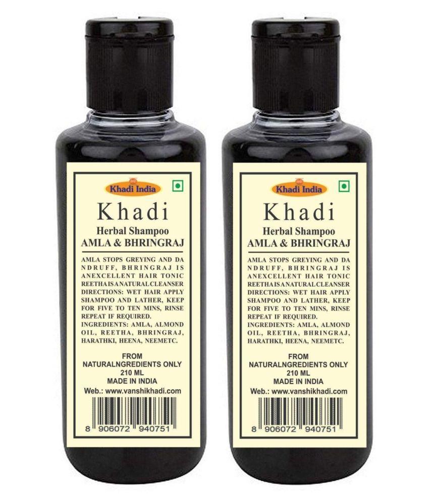     			Khadi Herbal Amla Bhringraj Shampoo 420 mL Pack of 2