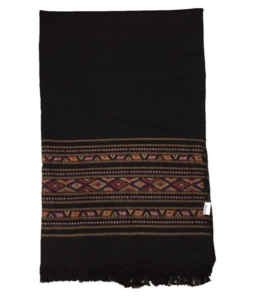 kashmiri shawls Multicoloured LoomWoven Shawl Price in India Buy