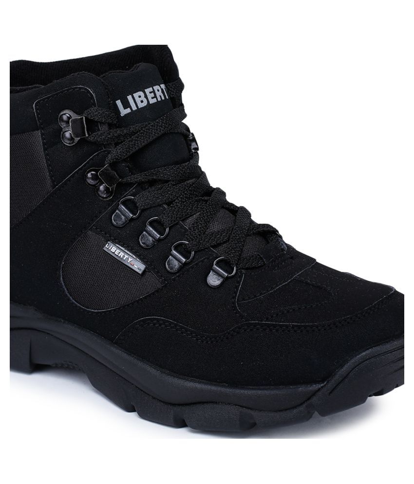 Buy Liberty High Ankle Black Safety Shoes Online at Low Price in India