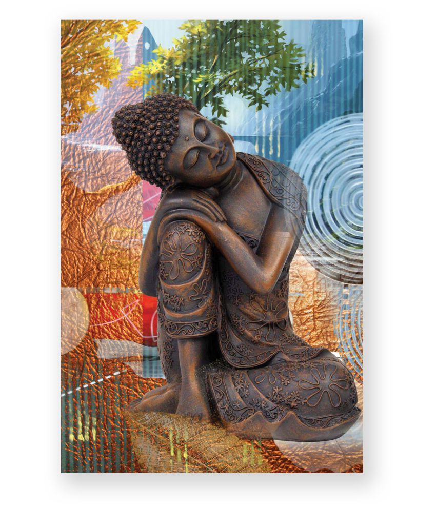 ArtSizzlers Gautam Budha Digital Reprint Frameless Ready