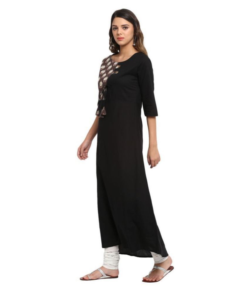 janasya black kurti