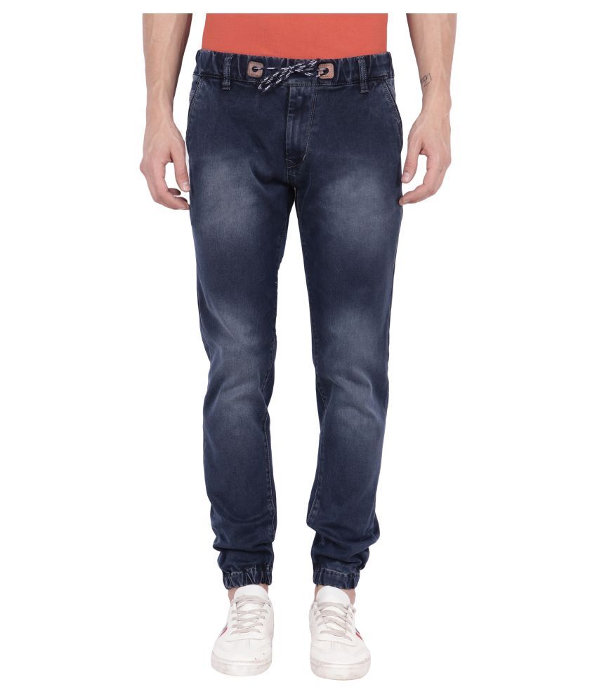     			ZAYSH Dark Blue Regular Fit Jeans