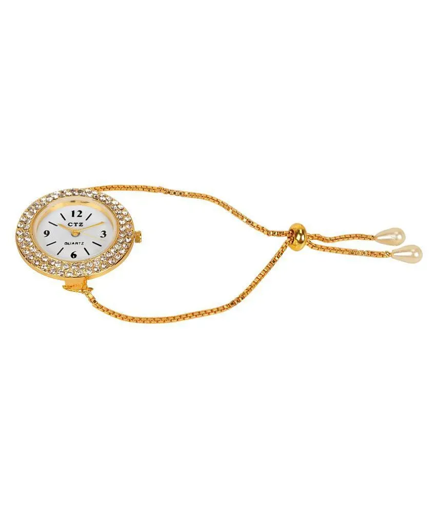 Ladymania Alloy Golden Choker Contemporary Fashion Gold Plated