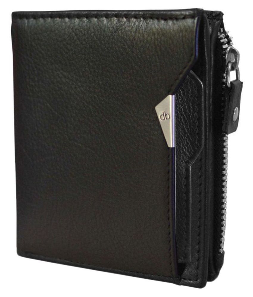 My Pac DB Leather Black Formal Short Wallet: Buy Online at Low Price in India - Snapdeal