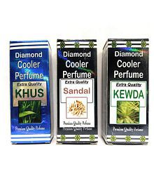 INDRA SUGANDH BHANDAR Khus Chandan Kewda Cooler Perfumes -Combo of 3 Pieces
