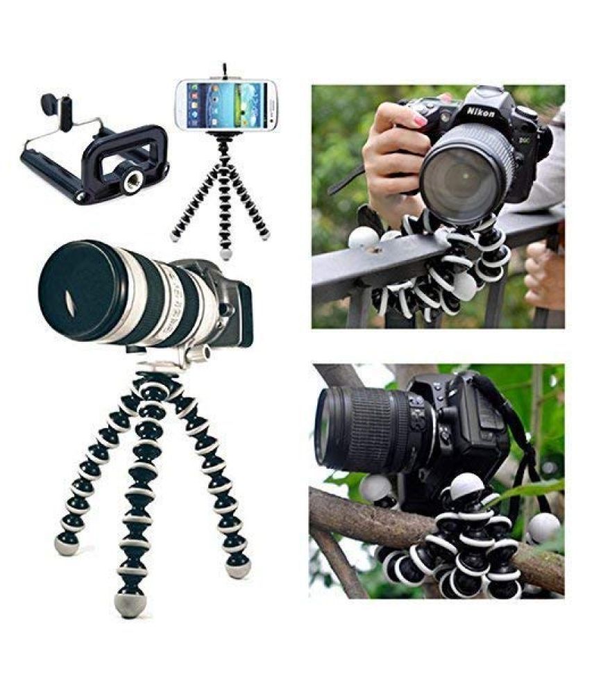 SPIL Gorilla Tripod/Mini Tripod 13 inch for Mobile Phone with Holder