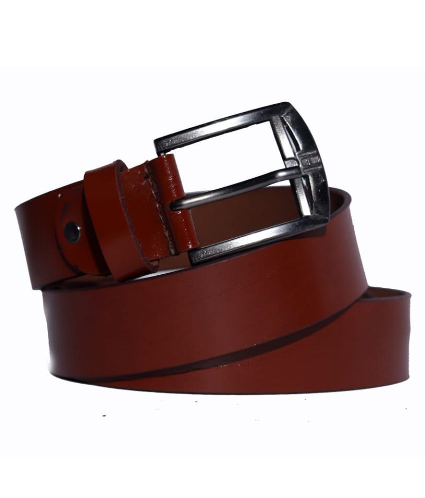 luxero Maroon Leather Formal Belt: Buy Online at Low Price in India - Snapdeal