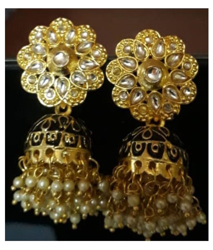 BLACK JHUMKI - Buy BLACK JHUMKI Online at Best Prices in India on Snapdeal