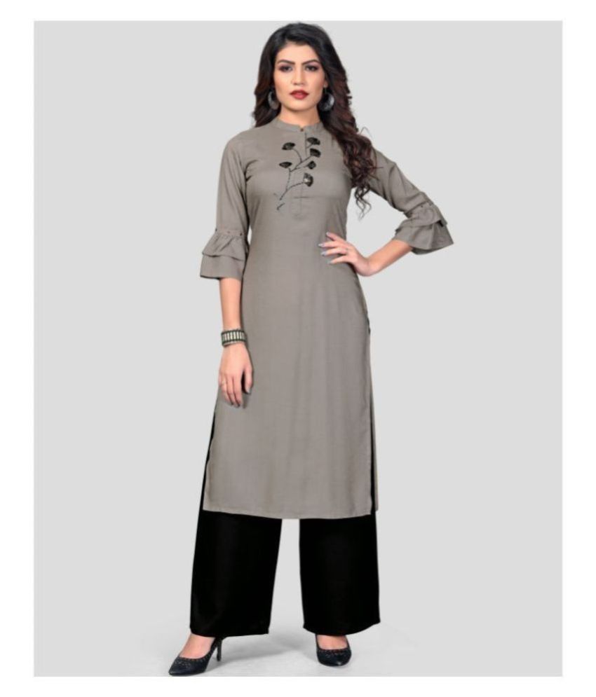 kurti with plazo suit