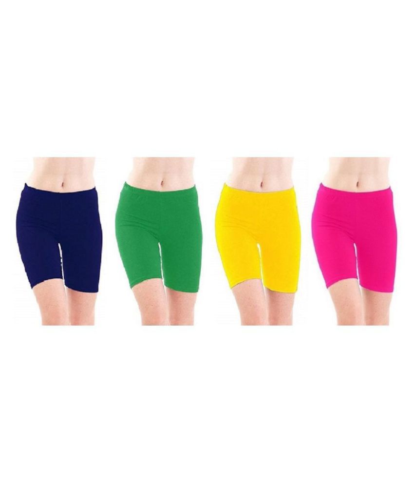 Buy FeelBlue Cotton Hot Pants Multi Color Online at Best Prices in