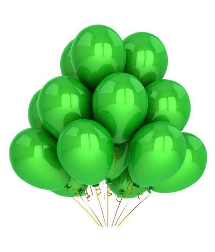     			GNGS Party Decoration Balloons (Green, Pack of 50)