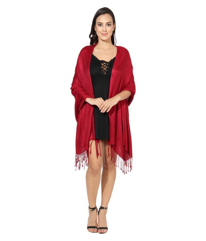     			MUFFLY Red Shawl