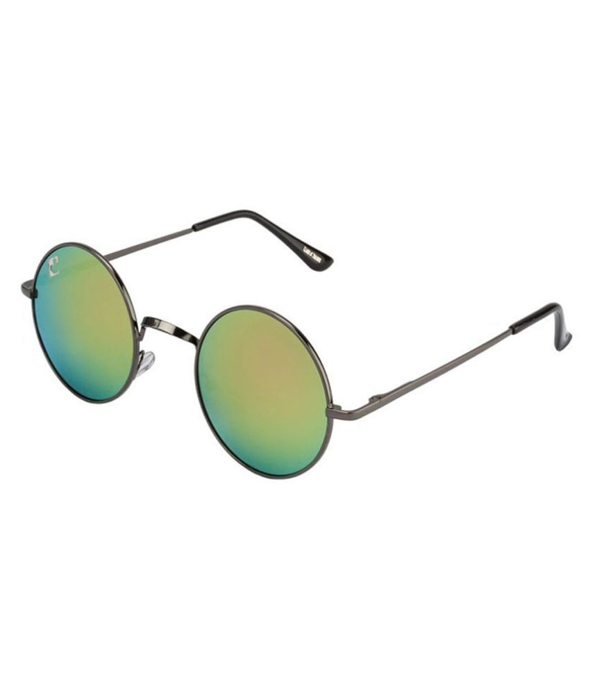     			Clark n' Palmer - Green Round Sunglasses ( RM-004 )