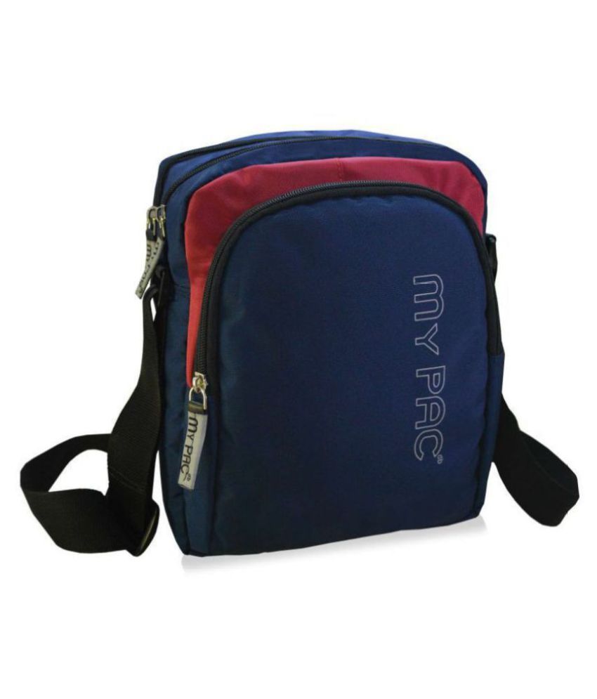My Pac DB C11582 Blue Polyester Casual Messenger Bag Buy My Pac DB