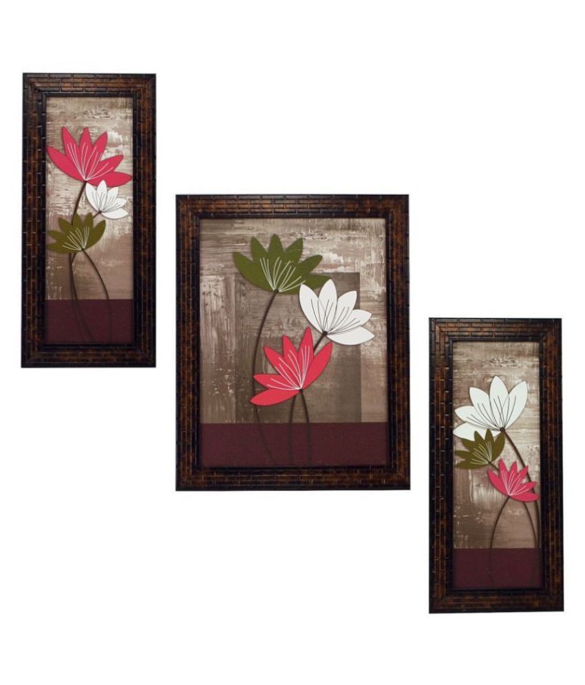 Indianara - Floral Painting With Frame