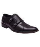 Sir Corbett Monk Strap Artificial Leather Black Formal Shoes