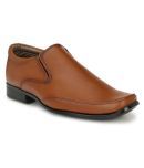 Sir Corbett Slip On Non-Leather Tan Formal Shoes